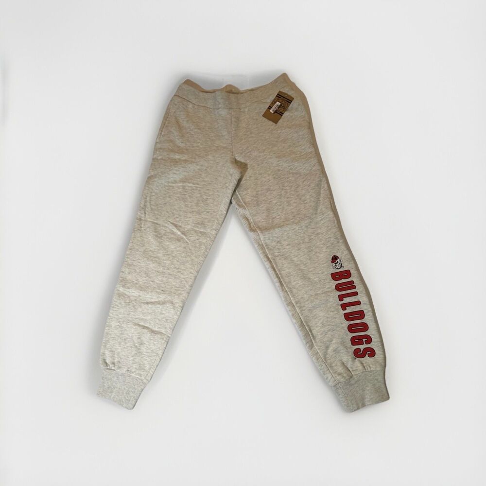 Georgia Bulldogs Sweatpants Adult Small Gray Joggers NWT Rivalry Threads NCA
